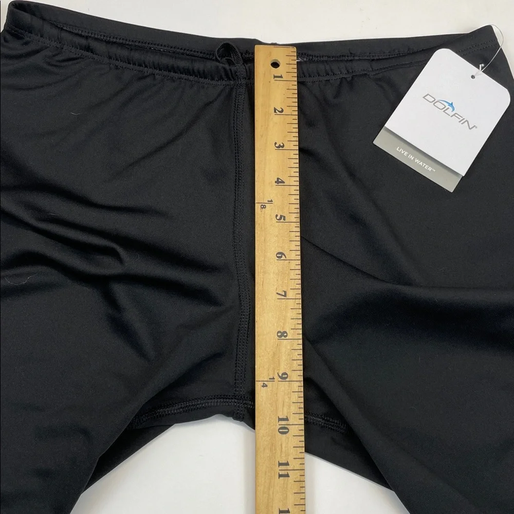 Dolfin Black Swim Jammers Men’s Size L Performance Compression Shorts - Picture 6 of 7